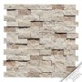 Patlatma Taş Doğal Traverten Karışık Renkli 23x48mm -DT1005